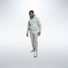 Load image into Gallery viewer, Grey NS triple blue Tracksuit
