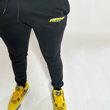 Load image into Gallery viewer, Black NS Triple yellow Tracksuit
