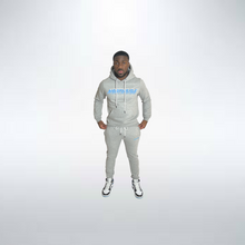 Load image into Gallery viewer, Grey NS triple blue Tracksuit
