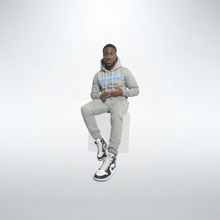 Load image into Gallery viewer, Grey NS triple blue Tracksuit
